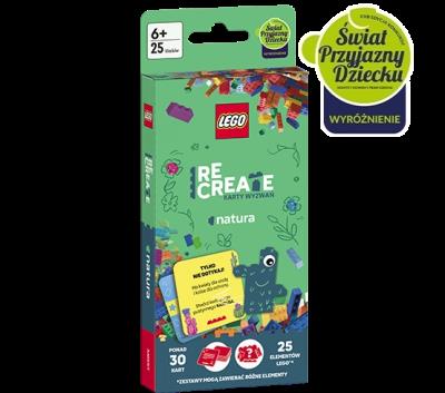 Lego Recreate karty wyzwań Natura ACP-6612. Autor: Ameet Studio. SmakLiter.pl Okładka książki Lego Recreate karty wyzwań Natura ACP-6612