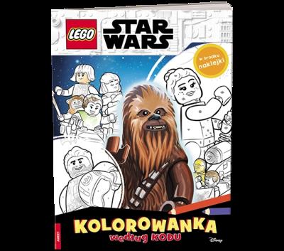 LEGO STAR WARS Kolorowanka według kodu. Autor: Opracowanie zbiorowe. SmakLiter.pl Okładka książki LEGO STAR WARS Kolorowanka według kodu