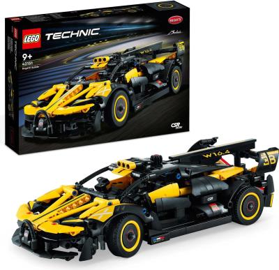 Lego Technic Bugatti Bolide żółty 42151. Wydawca: LEGO. SmakLiter.pl Opakowanie Lego Technic Bugatti Bolide żółty 42151