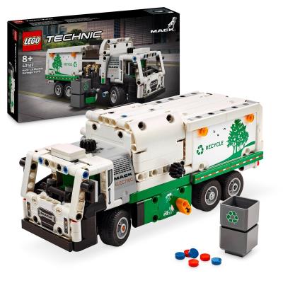 Lego Technic Śmieciarka Mack LR Electric 42167. Wydawca: LEGO. SmakLiter.pl Opakowanie Lego Technic Śmieciarka Mack LR Electric 42167