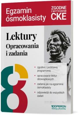Okładka książki Lektury na egzaminie ósmoklasisty. Opracowania...