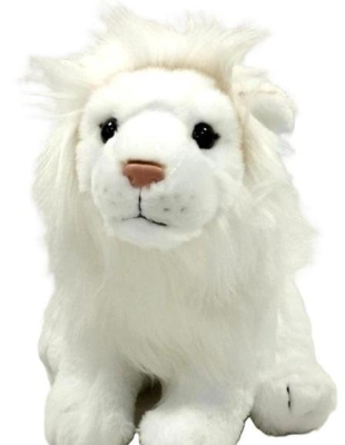Opakowanie Lew biały siedzący 28cm