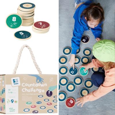 Opakowanie Liczbowe memo drewniane