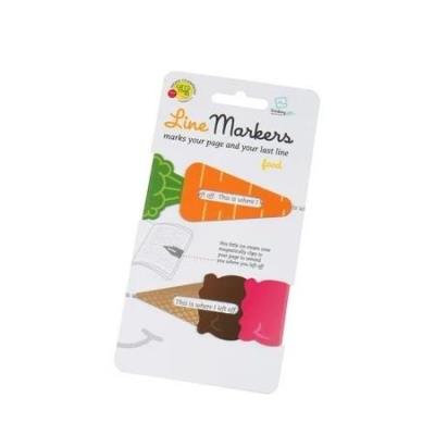 Opakowanie LineMarkers Wskazujące zakładki - Jedzenie