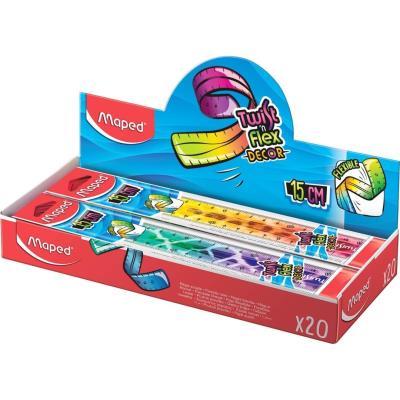 Opakowanie Linijka Twistn Flex Animals 15cm MAPED