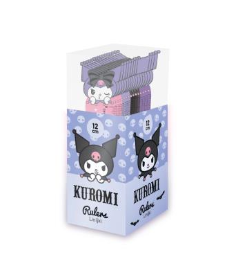 Opakowanie Linijka z główką Kuromi 12cm 1szt.mix
