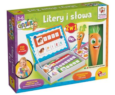 Opakowanie Lisciani Carotina Litery i Słowa 2w1 304-PL110032