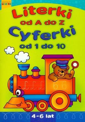 Okładka książki Literki A-Z, Cyferki 1-10 LITERKA