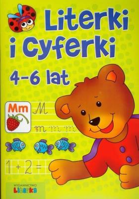 Literki i cyferki 4-6 lat LITERKA. Autor:   Praca zbiorowa. SmakLiter.pl Okładka książki Literki i cyferki 4-6 lat LITERKA