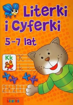 Literki i cyferki 5-7 lat LITERKA. Autor:   Praca zbiorowa. SmakLiter.pl Okładka książki Literki i cyferki 5-7 lat LITERKA