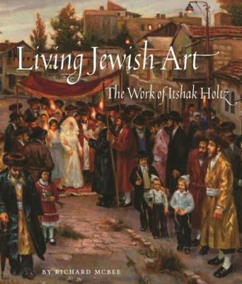 Living Jewish Art. Autor: McBee Richard. SmakLiter.pl Okładka książki Living Jewish Art