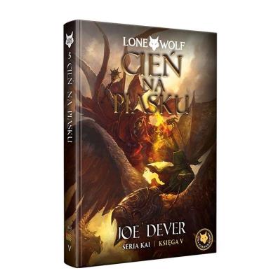 Lone Wolf 5: Cień na piasku - Księga V serii Kai. Wydawca: Black Monk. SmakLiter.pl Opakowanie Lone Wolf 5: Cień na piasku - Księga V serii Kai