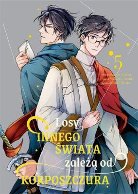 Losy innego świata zależą od korposzczura. Tom 5. Autor: Wakatsu Yatsuki, Kazuki Irodori, Kikka Oohashi. SmakLiter.pl Okładka książki Losy innego świata zależą od korposzczura. Tom 5