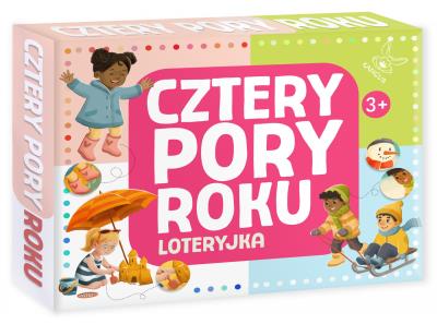 Loteryjka Cztery Pory Roku. Wydawca: Kangur. SmakLiter.pl Opakowanie Loteryjka Cztery Pory Roku
