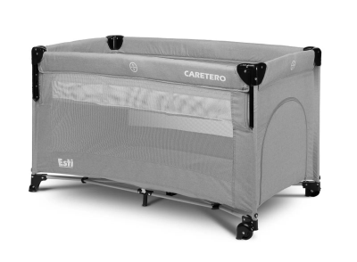 Opakowanie Łóżeczko turystyczne Esti opuszczany bok szare