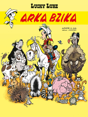 Lucky Luke. Arka Bzika. Tom 85. Autor: Jul, Achdé. SmakLiter.pl Okładka książki Lucky Luke. Arka Bzika. Tom 85