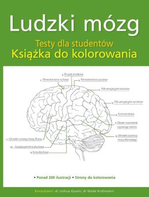Okładka książki Ludzki mózg. Testy dla studentów. Książka do kolorowania