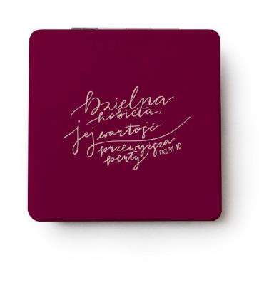 Opakowanie Lusterko kieszonkowe - Dzielna kobieta