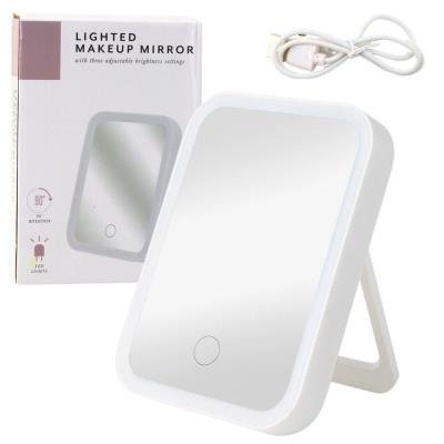 Opakowanie Lusterko podświetlane LED 3 tryby białe