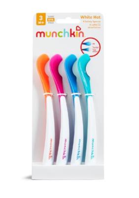 Opakowanie Łyżeczki z czujnikiem temperatury White Hot Munchkin  4szt.