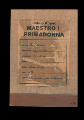 Okładka książki Maestro i primadonna