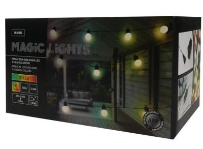 Opakowanie Magiczna girlanda 33 led 1mln kolorów 10m 230V