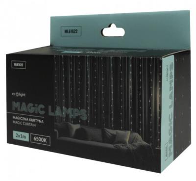 Magiczna kurtyna 200led 2mx1m 6500K,DC5V. Wydawca: Eco Light. SmakLiter.pl Opakowanie Magiczna kurtyna 200led 2mx1m 6500K,DC5V