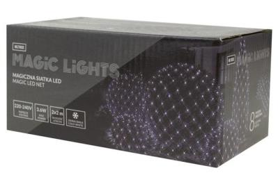 Opakowanie Magiczna siatka 160 led 8 tryb IP44 8000K 2x2m 31V
