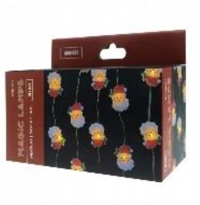 Opakowanie Magiczne lampki 50 led 3000K Mikołaj 5m DC5V