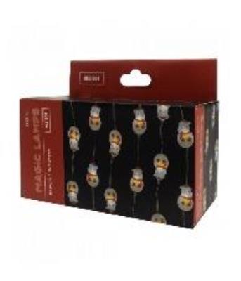 Opakowanie Magiczne lampki 50 led 6500K Bałwan 5m DC5V