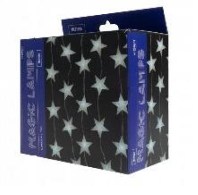 Opakowanie Magiczne lampki 50 led 6500K Gwiazda 5m DC5V