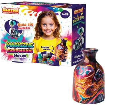 Magiczne malowanie Wazon. Wydawca: Dumel. SmakLiter.pl Opakowanie Magiczne malowanie Wazon