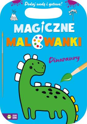 Okładka książki Magiczne malowanki. Dinozaury
