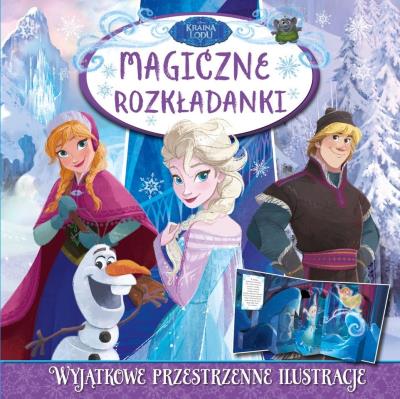 Magiczne rozkładanki. Disney Kraina Lodu. Autor:   Praca zbiorowa. SmakLiter.pl Okładka książki Magiczne rozkładanki. Disney Kraina Lodu