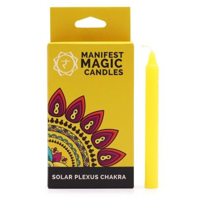 Opakowanie Magiczne świece Czakra Splotu Słonecznego 12szt