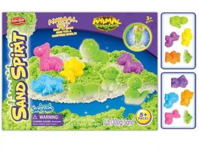 Opakowanie Magiczny piasek świecący w ciemności z foremkami