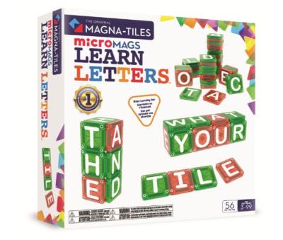 Opakowanie MAGNA-TILES Klocki Magnetyczne LEARN Letters 56 el
