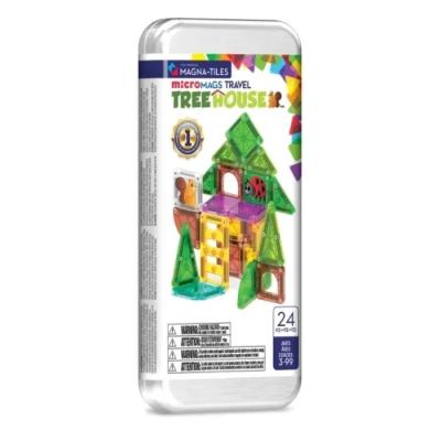Opakowanie MAGNA-TILES Klocki Magnetyczne microMAGS Treehouse Travel 24 el