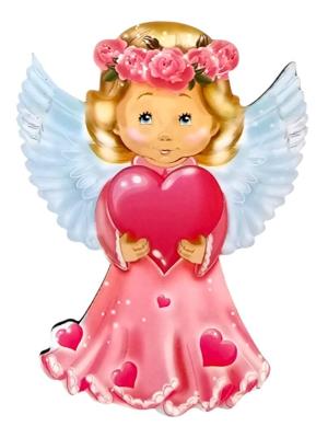 Opakowanie Magnes Aniołek różowy