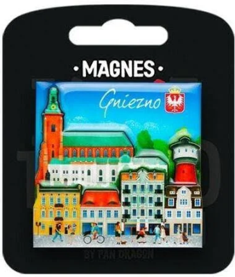 Opakowanie Magnes I love Poland Gniezno ILP-MAG-C-GNIE-06