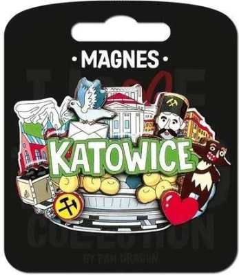Opakowanie Magnes I love Poland Katowice ILP-MAG-C-KAT-67