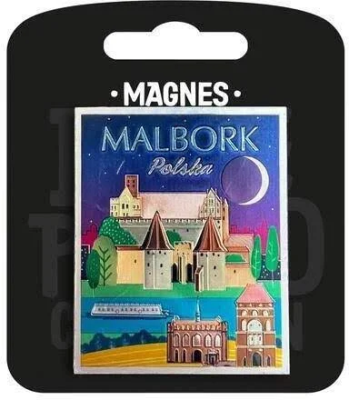 Opakowanie Magnes I love Poland Malbork ILP-MAG-C-MAL-18