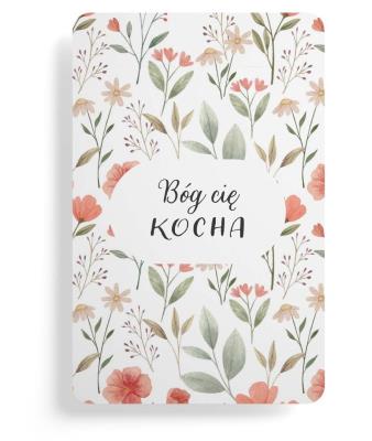 Opakowanie Magnes na lodówkę - Bóg Cię kocha - kwiaty