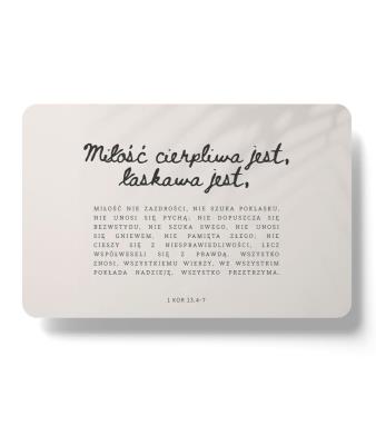 Opakowanie Magnes na lodówkę - Hymn o miłości