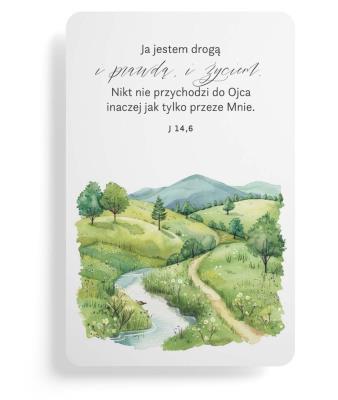 Opakowanie Magnes na lodówkę - Ja jestem drogą - pejzaż