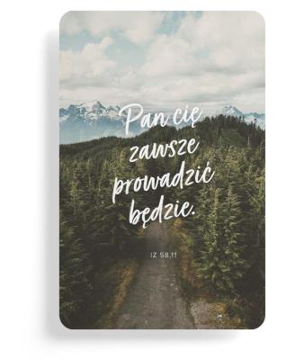 Opakowanie Magnes na lodówkę - Pan Cię zawsze - las