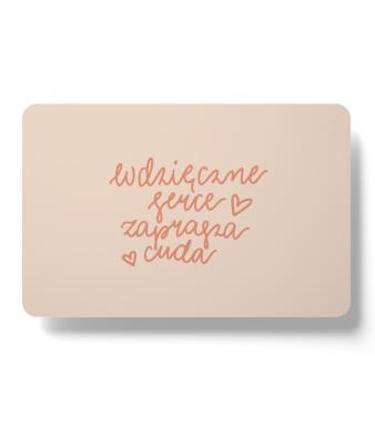 Opakowanie Magnes na lodówkę - Wdzięczne serce