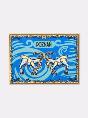 magnes pamiątkowy POZNAŃ / KOZIOŁKI. Wydawca: Nadwyraz. SmakLiter.pl Opakowanie magnes pamiątkowy POZNAŃ / KOZIOŁKI