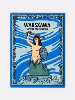 magnes pamiątkowy SYRENKA WARSZAWSKA. Wydawca: Nadwyraz. SmakLiter.pl Opakowanie magnes pamiątkowy SYRENKA WARSZAWSKA