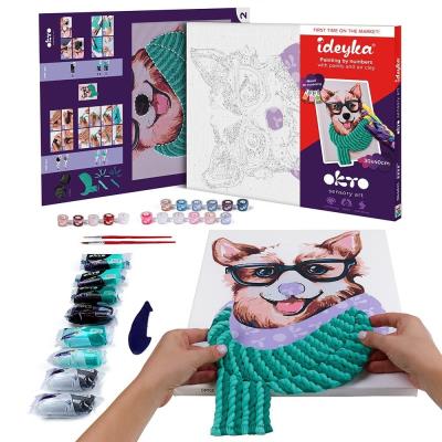 Opakowanie Malowania po numerach 30x40cm Modyfikacja Korgi